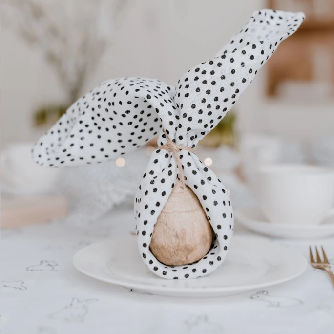 Besorgen 🥰 Eulenschnitt Punkte Servietten 4er Set - 4 Servietten à 45x45 Cm - Weiß/schwarz 👍 5 Besorgen 🥰 Eulenschnitt Punkte Servietten 4er Set - 4 Servietten à 45x45 Cm - Weiß/schwarz 👍 – Bild 5