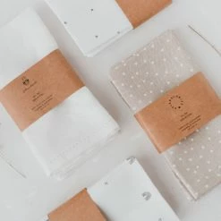 Besorgen ✨ Eulenschnitt Natur Punkte Servietten 4er Set - 4 Servietten à 45x45 Cm - Natur 🔥 -Pichler Shop unnamed file 1028