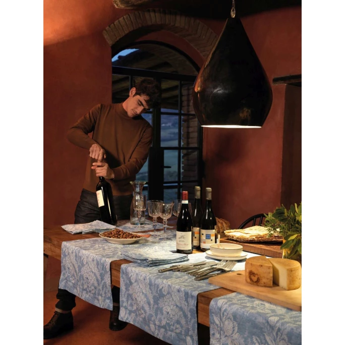 Bestpreis ❤️ Bassetti ORISTANO Jacquard Tischdecke - 140x170 Cm - B1-blau 😉 4 Bestpreis ❤️ Bassetti ORISTANO Jacquard Tischdecke - 140x170 Cm - B1-blau 😉 – Bild 4