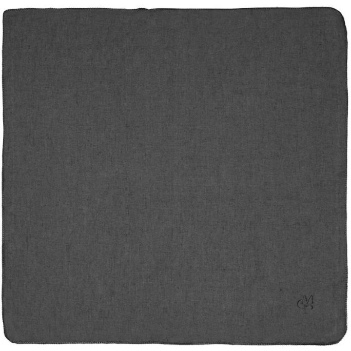 Budget 🔔 Marc O'Polo Valka Stoffserviette - 45x45 Cm - Anthracite ✨ 1 Budget 🔔 Marc O'Polo Valka Stoffserviette - 45x45 Cm - Anthracite ✨