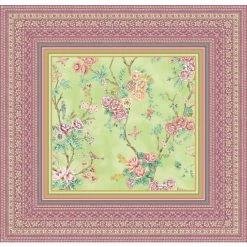 Aktion 💯 Bassetti PALLANZA Mitteldecke - 110x110 Cm - V1 - Grün 😉