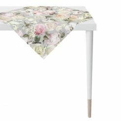 Auslauf 🔔 Apelt ☀️ Summer Garden Sina Mitteldecke - 85x85 Cm - Grau-rose 🥰