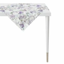 Blitzangebot 🤩 Apelt Springtime Mitteldecke - 100x100 Cm - Lila / Bunt 🧨