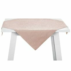 Auslauf 🥰 Pichler CORDOBA Mitteldecke - 80x80 Cm - Altrosa ✨