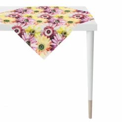 Coupon 😀 Apelt Mitteldecke ☀️ Summergarden 1700 - 88x88 Cm - Multi/gelb/pink/orange 🔔