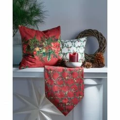 Bestpreis 😉 Apelt 3606 Mitteldecke - 100x100 Cm - Rot / Grün 👏