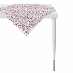 Coupon 👍 Apelt Springtime Mitteldecke - 100x100 Cm - Grau / Rose 😍