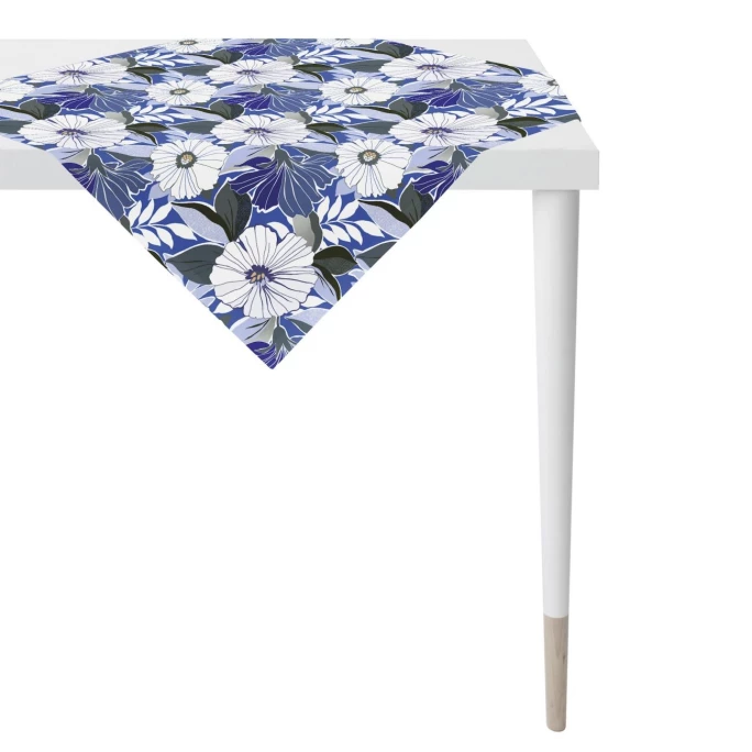 Brandneu 😍 Apelt Loftstyle Astrid Mitteldecke - 88x88 Cm - Blau / Weiß 🥰 1 Brandneu 😍 Apelt Loftstyle Astrid Mitteldecke - 88x88 Cm - Blau / Weiß 🥰