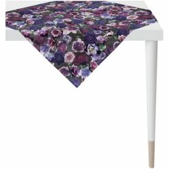 Billig 💯 Apelt Herbstzeit 1605 Mitteldecke - 100x100 Cm - Beere/mauve 🔔