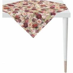 Angebote 🛒 Apelt Herbstzeit 1605 Mitteldecke - 88x88 Cm - Rot/natur ⌛