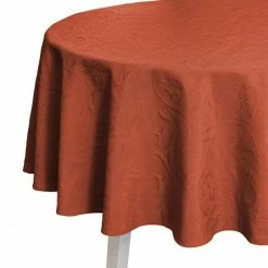 Großhandel 😍 Pichler Cordoba Tischdecke Rund - Ø 170 Cm - Terracotta ❤️