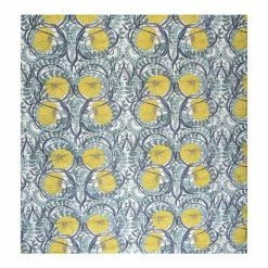 Am billigsten 🧨 Linum Nouveau Tischdecke - 170x170 Cm - Mustard Yellow E97 👏