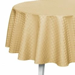 Großhandel 😉 Pichler Casa Tischdecke - Ø 140 Cm - Natur 😉