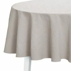 Auslauf 🎁 Pichler JUNO Tischdecke Rund - Ø 170 Cm - Beton 😀