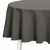 Schlussverkauf 😀 Pichler JUNO Tischdecke Rund - Ø 170 Cm - Schiefergrau 🌟