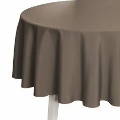 Besorgen ⌛ Pichler Como Tischdecke Rund - Ø 170 Cm - Taupe 🎉