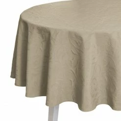 Aktion ❤️ Pichler Cordoba Tischdecke Rund - Ø 170 Cm - Kitt 😉