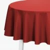 Rabatt 🔥 Pichler Mondo Tischdecke Rund - Ø170 Cm - Burgund 🧨