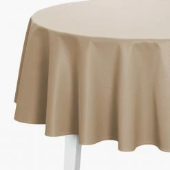 Besorgen 🌟 Pichler Mondo Tischdecke Rund - Ø170 Cm - Mandel ✔️