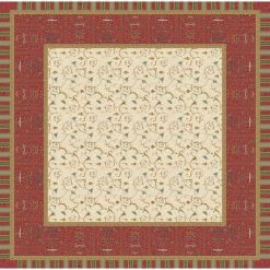 Bester Verkauf 👏 Bassetti Oplontis Tischdecke - 150x250 Cm - V8N - Rot ❤️