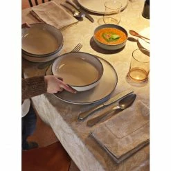 Brandneu 🔥 Bassetti ORISTANO Jacquard Tischdecke - 150x250 Cm - 41-beige 💯 -Pichler Shop unnamed file 230