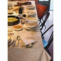 Brandneu 🔥 Bassetti ORISTANO Jacquard Tischdecke - 150x250 Cm - 41-beige 💯 -Pichler Shop unnamed file 234