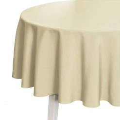 Am billigsten 🌟 Pichler Como Tischdecke Rund - Ø 170 Cm - Perle 😀