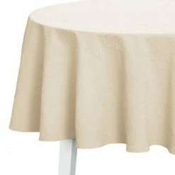 Schlussverkauf 😉 Pichler JUNO Tischdecke Rund - Ø 170 Cm - Sand 🔔