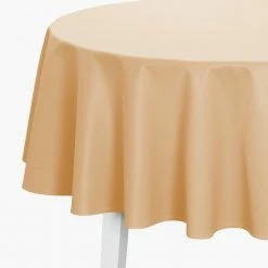 Billig 🔥 Pichler Mondo Tischdecke Rund - Ø170 Cm - Bast 🤩
