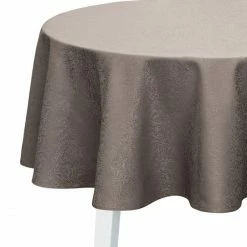 Am billigsten 😍 Pichler BEVERLY Tischdecke Rund - Ø 170 Cm - Taupe 👍