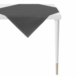 Rabatt 🎁 Apelt Uni-Basic Arizona Mitteldecke - 85x85 Cm - Schwarz-weiß 🛒