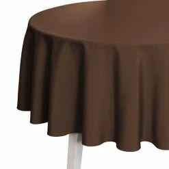 Rabatt 🧨 Pichler Como Tischdecke Rund - Ø 170 Cm - Mokka 👏