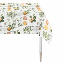 Auslauf 🎁 Apelt 🌞 Summertime 7699 Tischdecke - 150x250 Cm - Natur-gelb-grün 😉