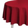 Aktion ⭐ Pichler Cordoba Tischdecke Rund - Ø 170 Cm - Burgund 🔔