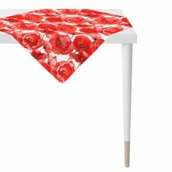 Besorgen ❤️ Apelt ☀️ Summertime 7702 Mitteldecke - 88x88 Cm - Rot-weiß 😉