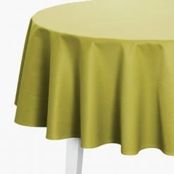 Am billigsten 🔔 Pichler Mondo Tischdecke Rund - Ø170 Cm - Limone 👏