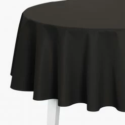Bestpreis 🔔 Pichler Mondo Tischdecke Rund - Ø170 Cm - Noir 😍