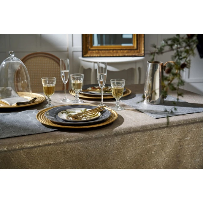 Brandneu 😉 Apelt 🔔 Christmas Glam 4705 Tischdecke - 130x170 Cm - Grau/silberfarben ⭐ 3 Brandneu 😉 Apelt 🔔 Christmas Glam 4705 Tischdecke - 130x170 Cm - Grau/silberfarben ⭐ – Bild 3