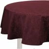 Coupon 🧨 Pichler MARBLE Tischdecke Rund - Ø 170 Cm - Bordeaux ⭐