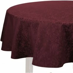 Coupon 🧨 Pichler MARBLE Tischdecke Rund - Ø 170 Cm - Bordeaux ⭐