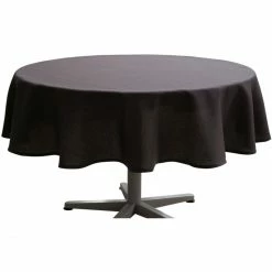 Auslauf ⭐ Pichler PANAMA Tischdecke Rund - Ø 170 Cm - Anthrazit 😍