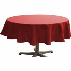 Billig 🔔 Pichler PANAMA Tischdecke Rund - Ø 170 Cm - Rubin 🔔