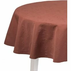 Rabatt 🎁 Pichler SCALA Tischdecke Rund - Ø 170 Cm - Koralle ✨