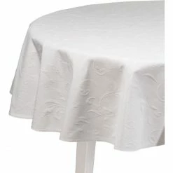 Bestes Angebot 💯 Pichler SCALA Tischdecke Rund - Ø 170 Cm - Weiß 🎁