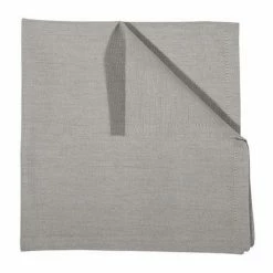 Auslauf 😀 Pad LEDA Serviette 4er-Set - 45x45 Cm - Light Grey 😉