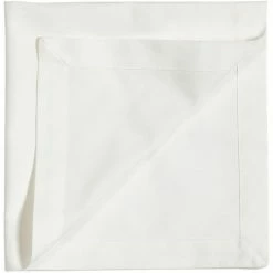 Brandneu 🧨 Linum ROBERT Serviette - 4er Set - 45x45 Cm - White I1 ⭐