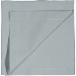 Coupon 🤩 Linum ROBERT Serviette - 4er Set - 45x45 Cm - Light Grey Blue C7 ⌛