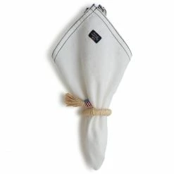 Top 10 👍 Lexington Solid Stitch Serviette - 50x50 Cm - White 💯 -Pichler Shop unnamed file 749