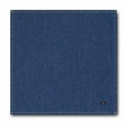 Blitzangebot 👍 LEXINGTON Icons Cotton Twill Denim Serviette - 50x50 Cm - Denim Blue ✨