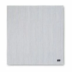 Billig ✔️ LEXINGTON Icons Cotton Herringbone Striped Serviette - 50x50 Cm - Blue-white 🌟